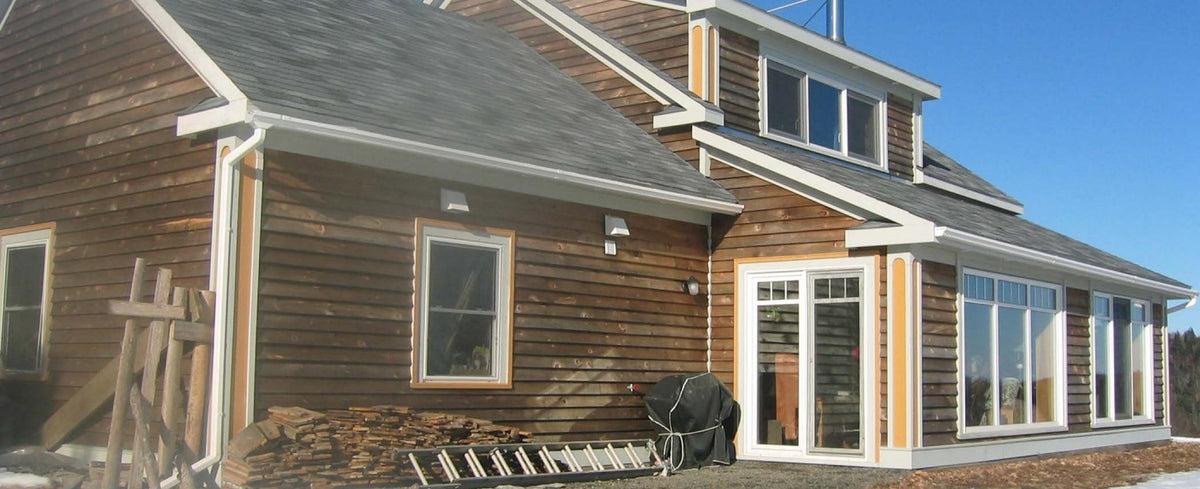 A passive solar house in Lunenburg Nova Scotia