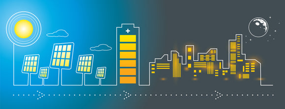 Illustration of a Rooftop Photovoltaic Installation for a Net Zero House