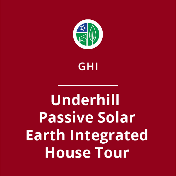 Underhill Passive Solar Earth Integrated House Tour